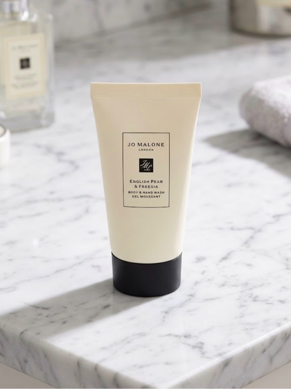 Jo Malone Cream and Black English Pear & Freesia Body & Hand Wash 1 fl oz